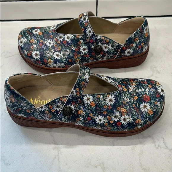 Alegria Opheliah Floral Print Mary Jane Shoes - Picture 7 of 16